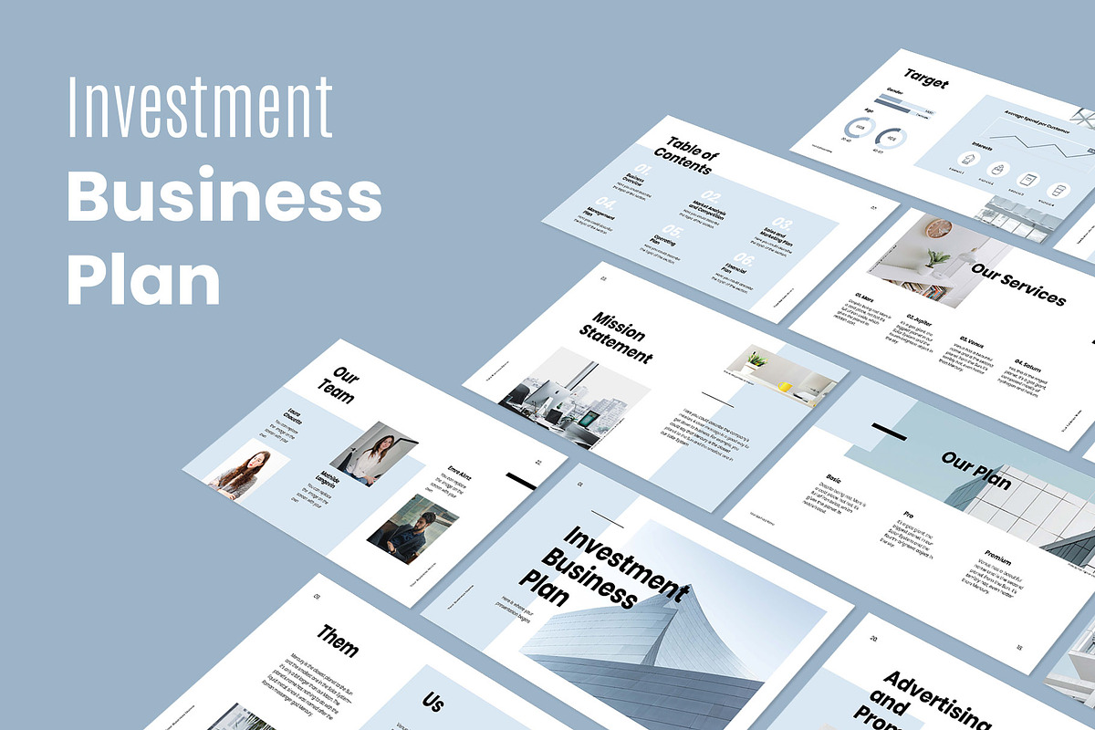 Investment Business Plan, a Presentation Template by Revoltan Studios (Photo 1 of 9)