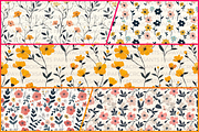 Happy Little Flowers SeamlessPattern, a Pattern Graphic by STUDIO CHOTI (Thumbnail 4 of 8)