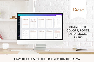 Budget Planner Bundle For Canva