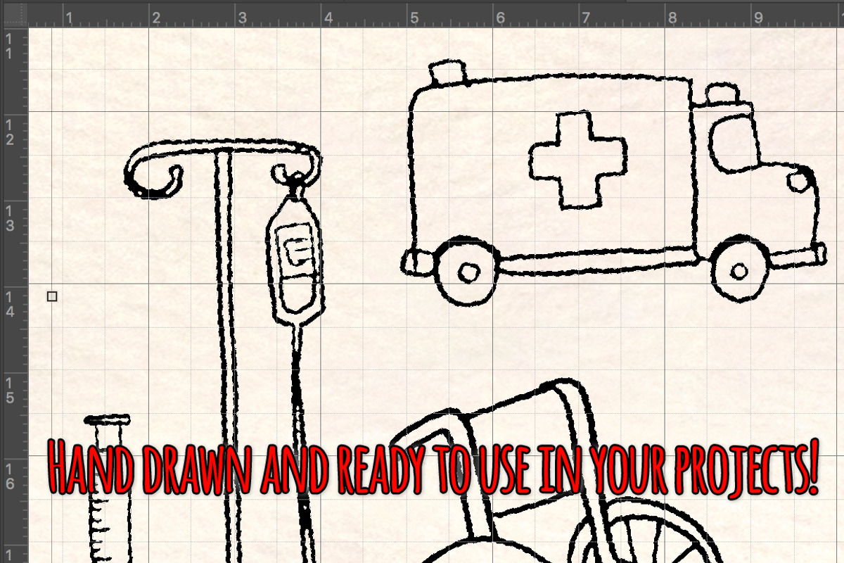 86 Hospital and Medical Vector Art, a Healthcare Illustration by Violet LeBeaux (Photo 3 of 3)
