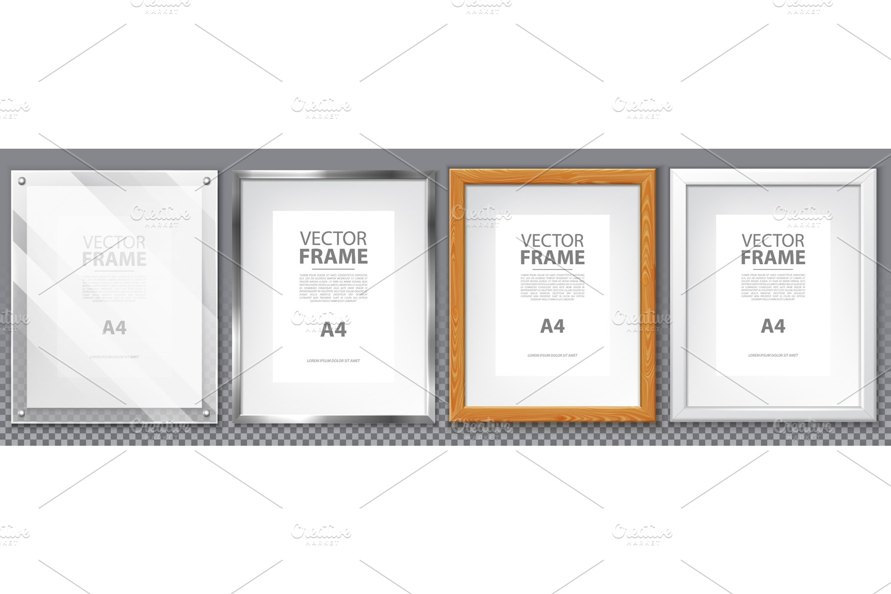 Frames for photo or A4 message, an Arts & Entertainment Photo by GenziWorkshop