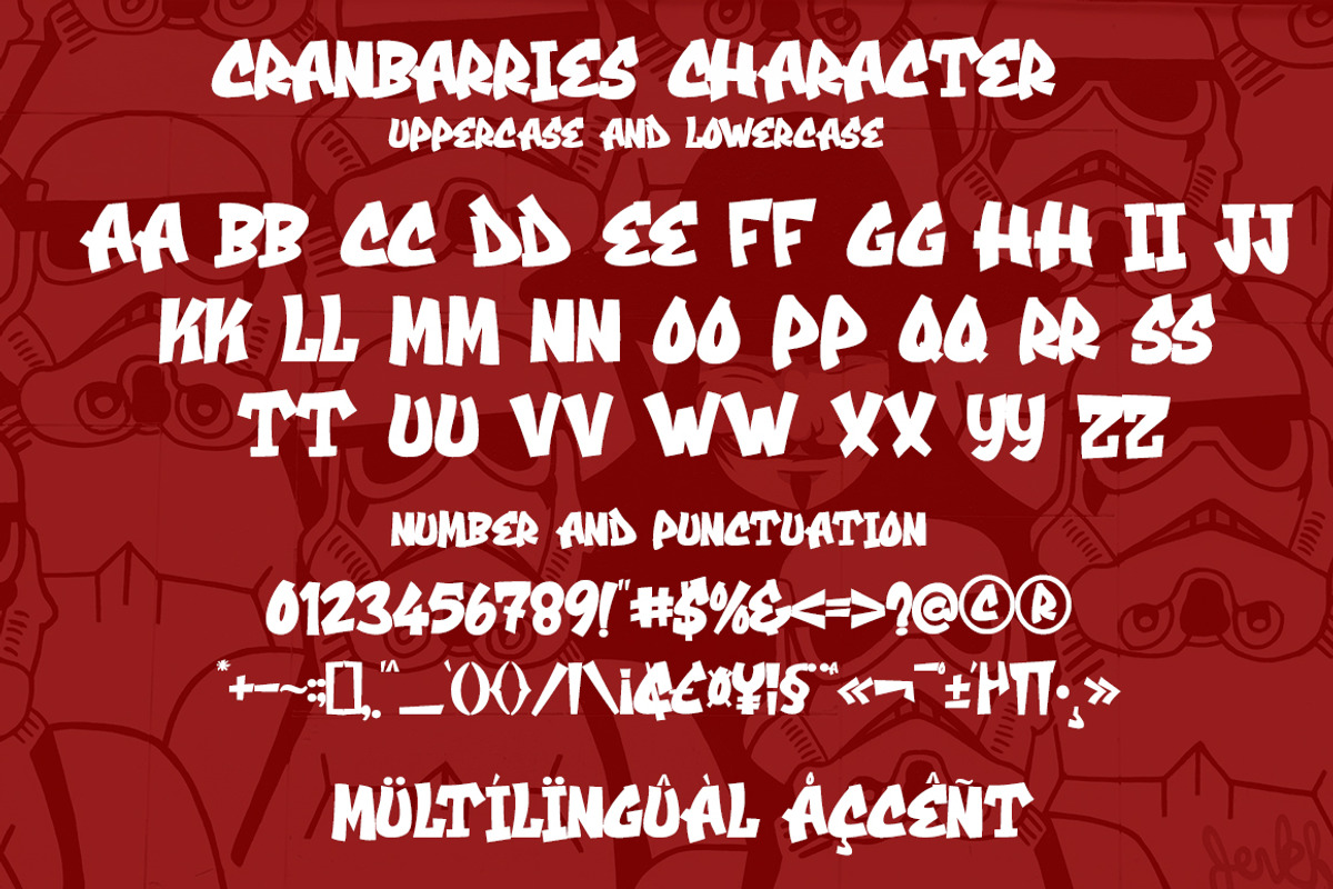 Cranbarriez, a Script Font by Zaenal Studio (Photo 6 of 11)