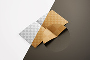 Bifold Square Brochure Mockup Set, a Print Template by mockupatelier (Thumbnail 3 of 13)