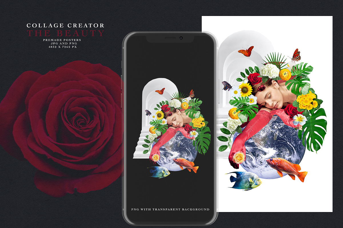 COLLAGE CREATOR «THE BEAUTY», an Object Graphic by WildStrawberry Magic (Photo 4 of 30)