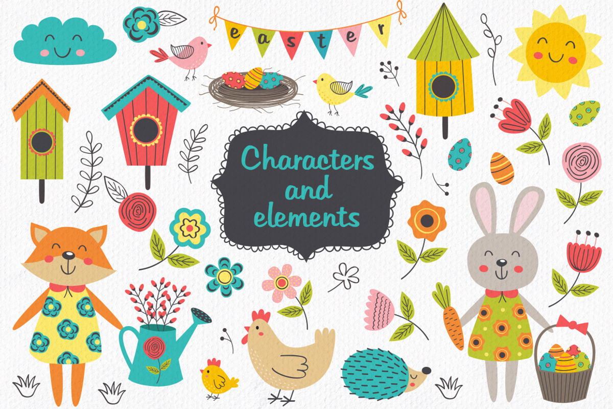 Hello Spring collection, an Animal Illustration by NataKa (Photo 2 of 9)