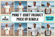 Mens T-Shirt Product Mockup Bundle, an Apparel Mockup by Jay Major Designs (Thumbnail 1 of 11)