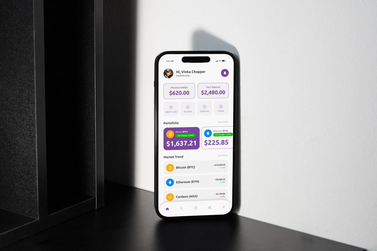 Crypflow – Secure Crypto Wallet App, an App Template by trabaskriya (Photo 5 of 5)