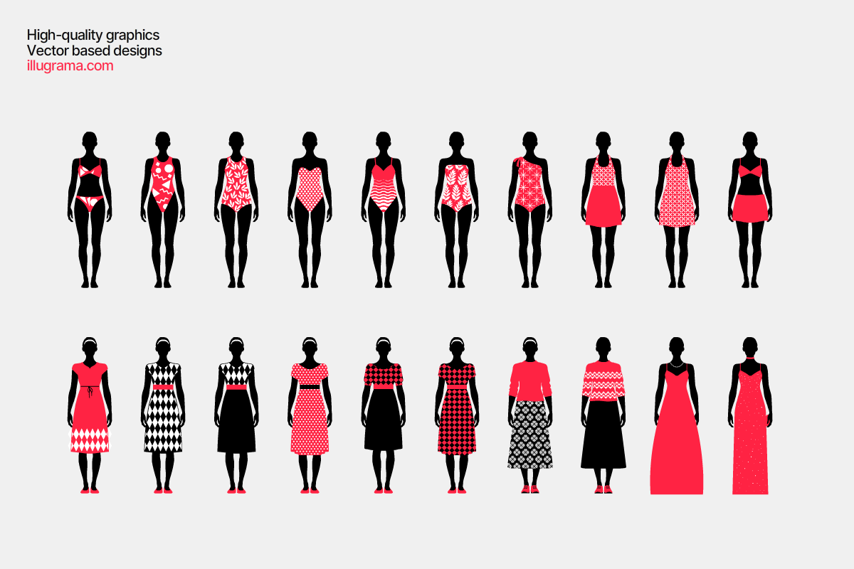 People Clothing - Modern Graphics, an Illustration by illugrama (Photo 10 of 12)