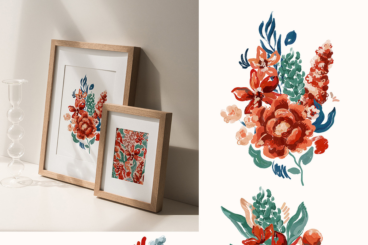 Intense Flowers Collection, an Illustration by Julia Dreams (Photo 4 of 9)