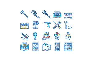 engineering tool work wrench icons, an Object Illustration by pikepicture