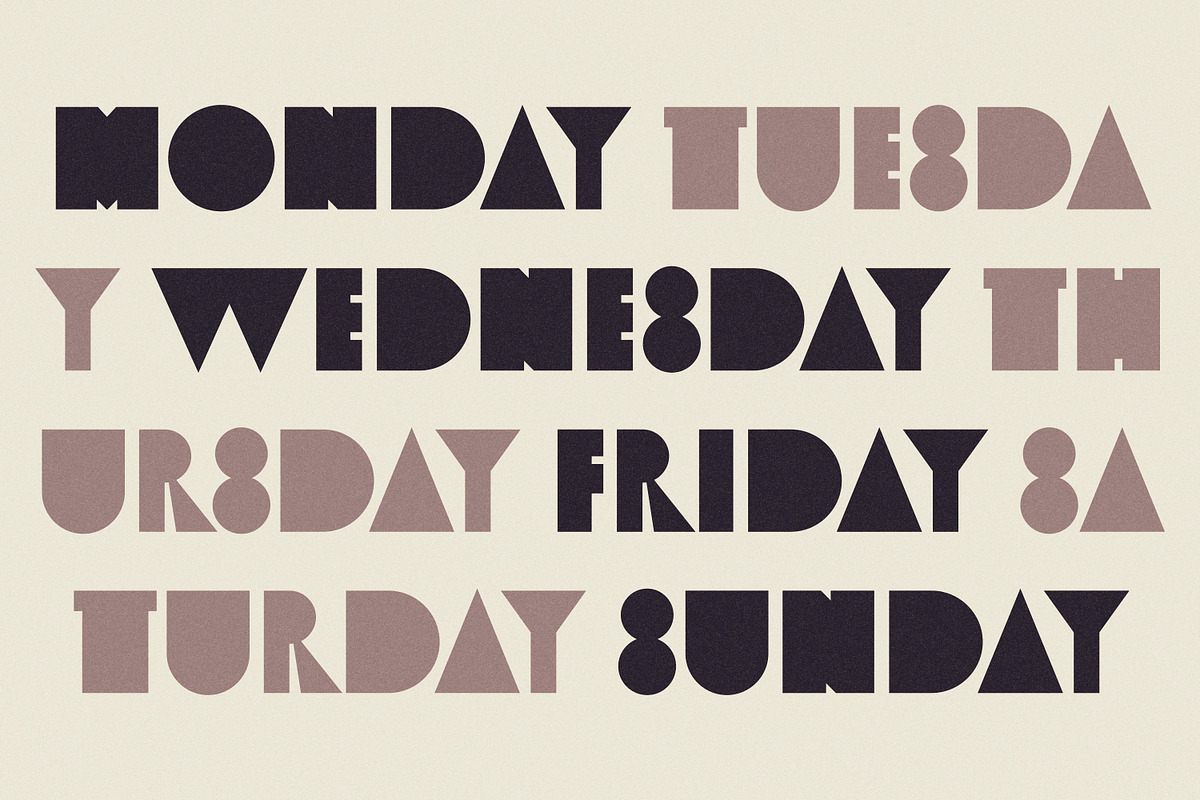 Classic Geometry - Display Font, a Sans Serif Font by Suolahti Type (Photo 4 of 6)