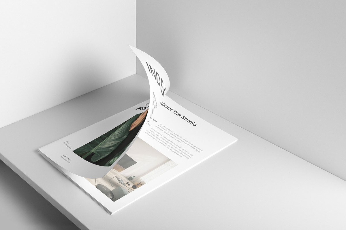 Creative Portfolio Template, a Magazine Template by DesignCrest (Photo 4 of 14)