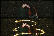 Christmas sparkler overlays package, an Object Graphic by ArtuscoDesign (Thumbnail 2 of 6)