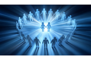 Elevated view of diverse healthcare, a Business Photo by ZinetroN