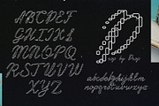 Drop by Drop - Dotted Script Font, a Script Font by Mneme (Thumbnail 4 of 10)