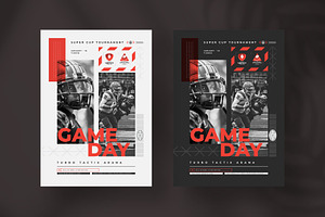 Football matchday sports flyer, a Flyer Template by Tanmoy Topu