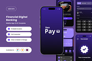 XenPay - App UI Kit for Banking, an App Template by twinstd (Thumbnail 1 of 5)