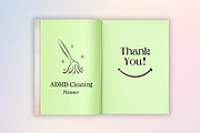 Editable Cleaning Planner, a Stationery Template by Designmela01 (Thumbnail 2 of 5)