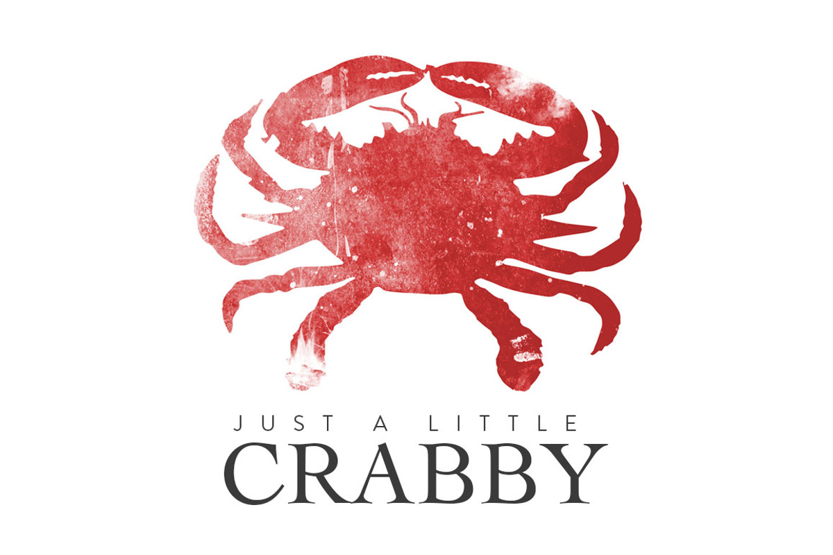 Just a Little Crabby Illustration, an Animal Illustration by Digital Art Downloads (Photo 1 of 3)