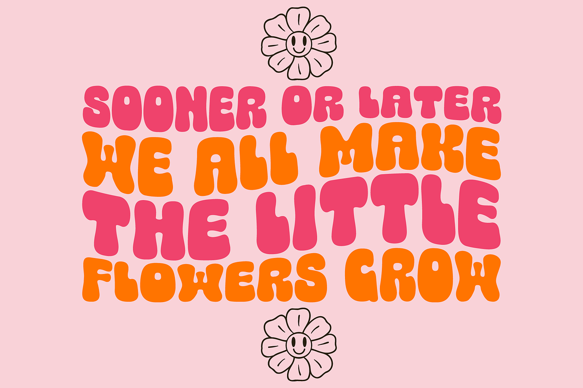 Its a vibe - a funky fresh font, a Sans Serif Font by Amber Nest Design (Photo 5 of 5)