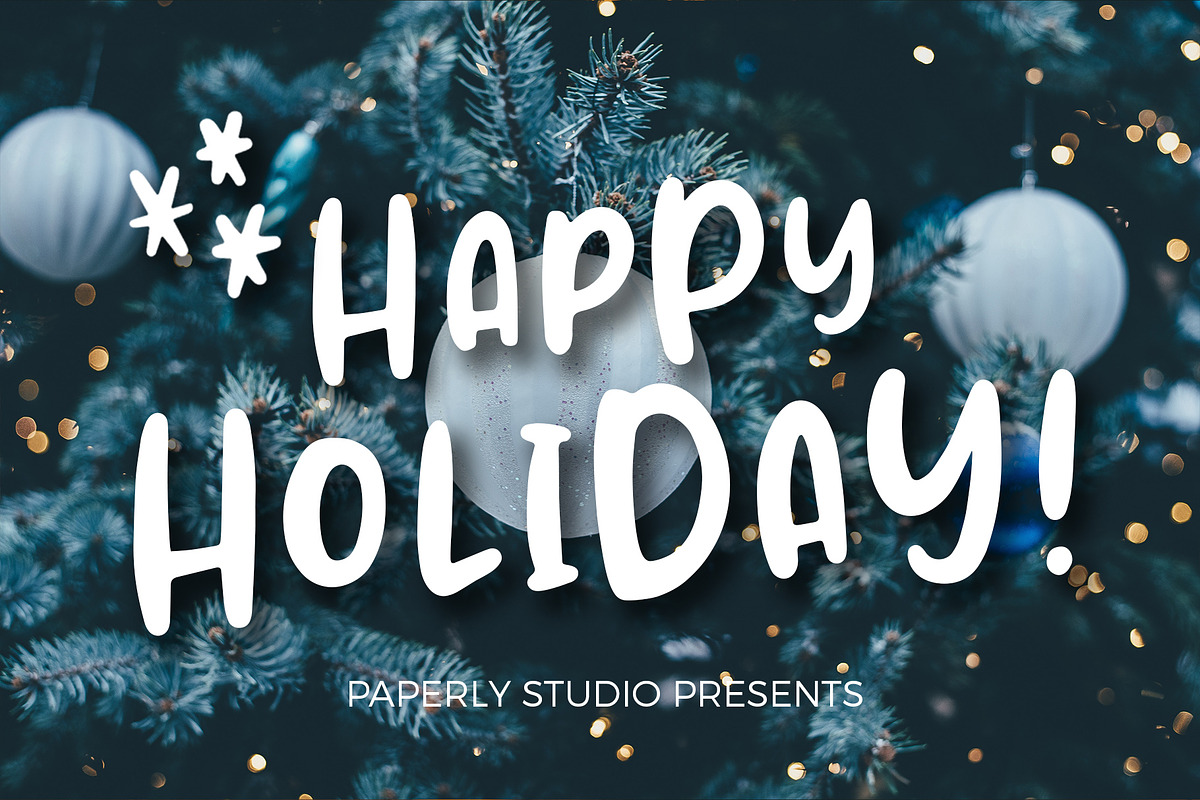 Jealous Kitty - Happy Christmas Font, a Font by Paperly Studio (Photo 11 of 11)