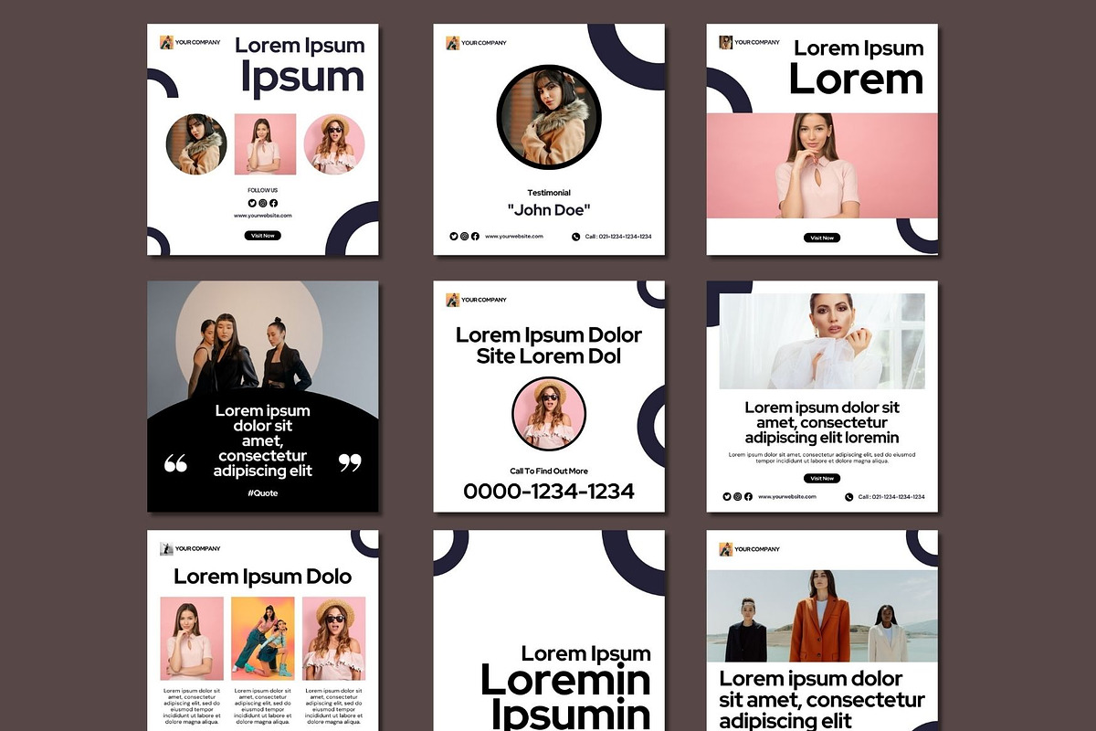 Elegant Fashion Social Media, a Social Media Template by BoontenStudio (Photo 5 of 7)