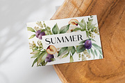 FRUITY SUMMER watercolor floral set, a Seasonal Illustration by Yuliia Lashevska (Thumbnail 2 of 13)