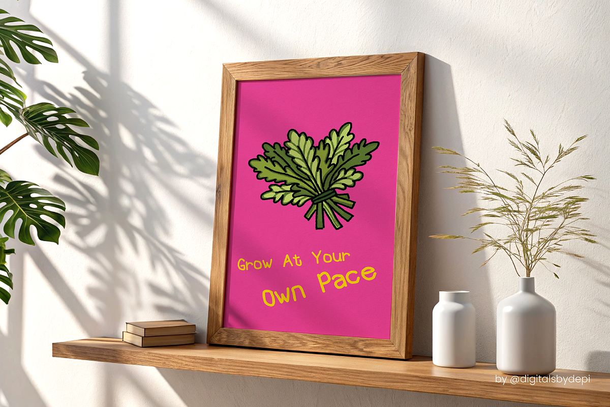 Colorful Vegetable Wall Art Prints, a Poster Template by digitalsbydepi (Photo 2 of 8)
