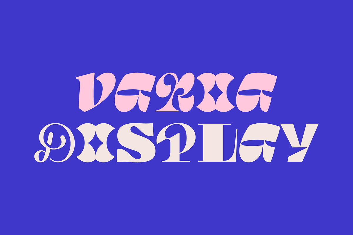 Varia Display - 36 Days of Type 2023, a Font by Tomas Castiglioni (Photo 1 of 13)