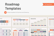 Roadmap Templates for PowerPoint, a Presentation Template by HiSlide.io (Thumbnail 1 of 4)