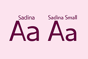 Sadina S, a Sans Serif Font by NumidiaType (Thumbnail 3 of 6)
