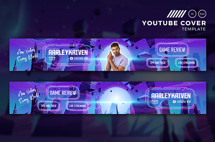 Youtube Cover, a Social Media Template by Aarley Kaiven