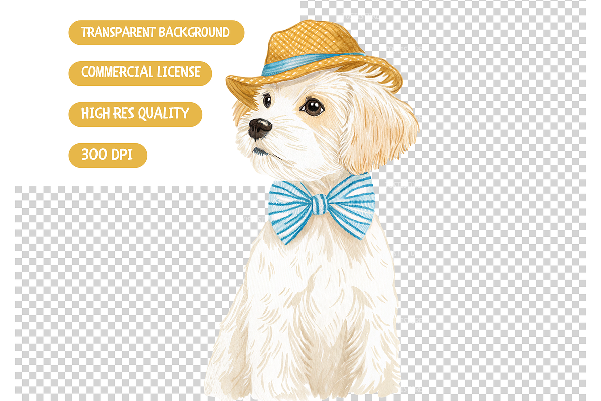 Watercolor Lemon Breeze Clipart, an Illustration by TatiMockup (Photo 6 of 6)