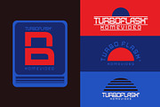 Laser Disc - Retro Sci-fi Logo Font, a Sans Serif Font by Casloop Studio (Thumbnail 5 of 9)