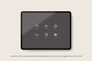 Holistic Wellness Spiritual Icons, a Solid Icon by angela simone creative (Thumbnail 10 of 11)