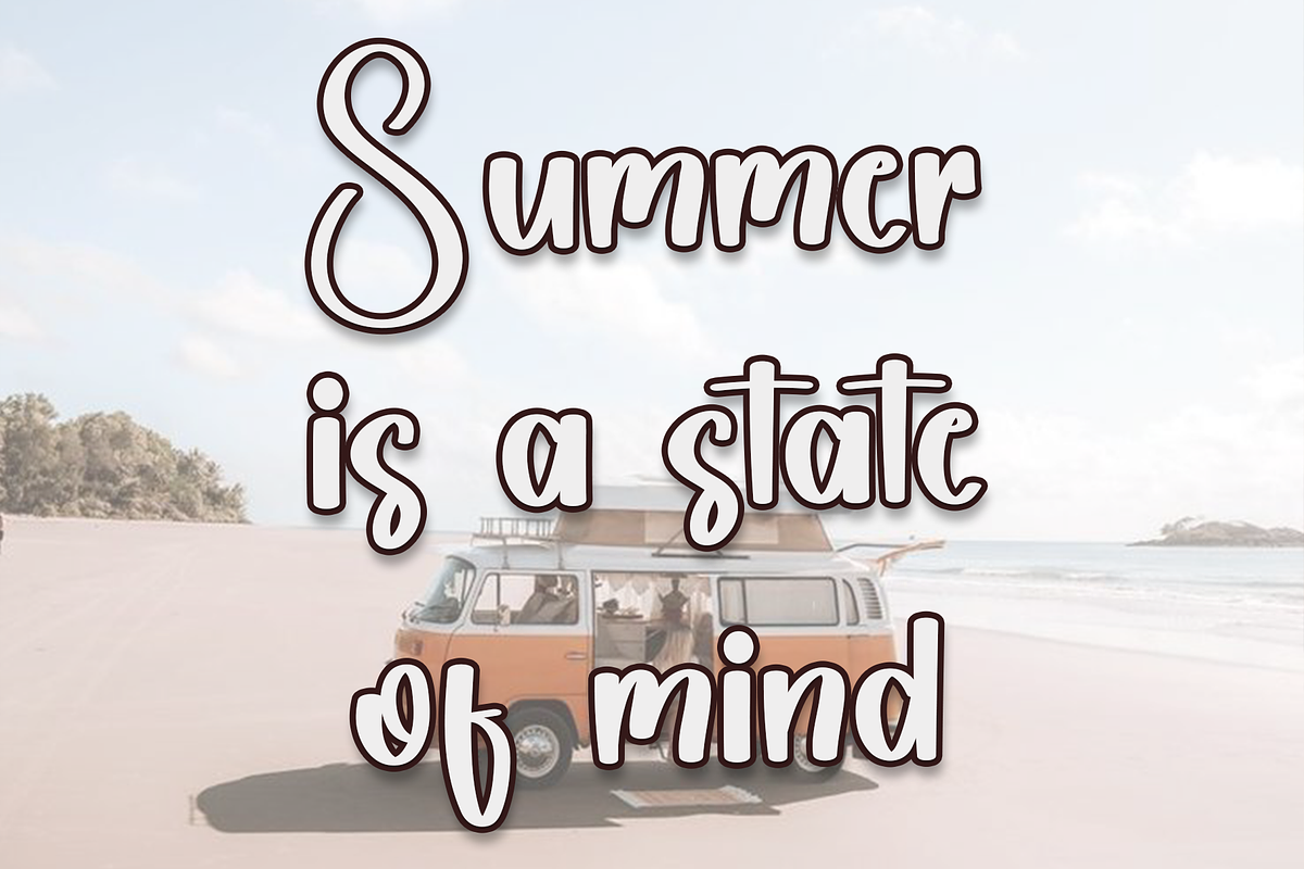 Smile Birthday, a Handwritten Font by InermediaSTUDIO (Photo 6 of 8)