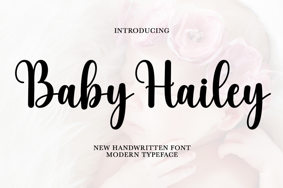 Baby Hailey, a Script Font by DN Creative (Photo 1 of 8)