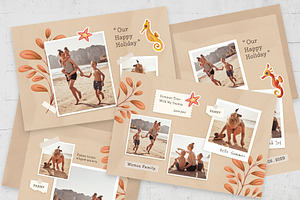 Summer Family Photo Card Template