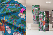 Garden Botanical Pattern and Motifs, a Pattern Graphic by likorbut (Thumbnail 9 of 12)