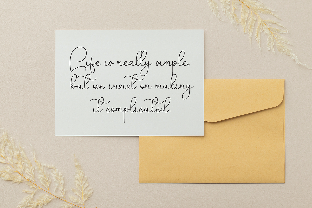 Santiago | Script Font, a Handwritten Font by Scratchones (Photo 3 of 9)