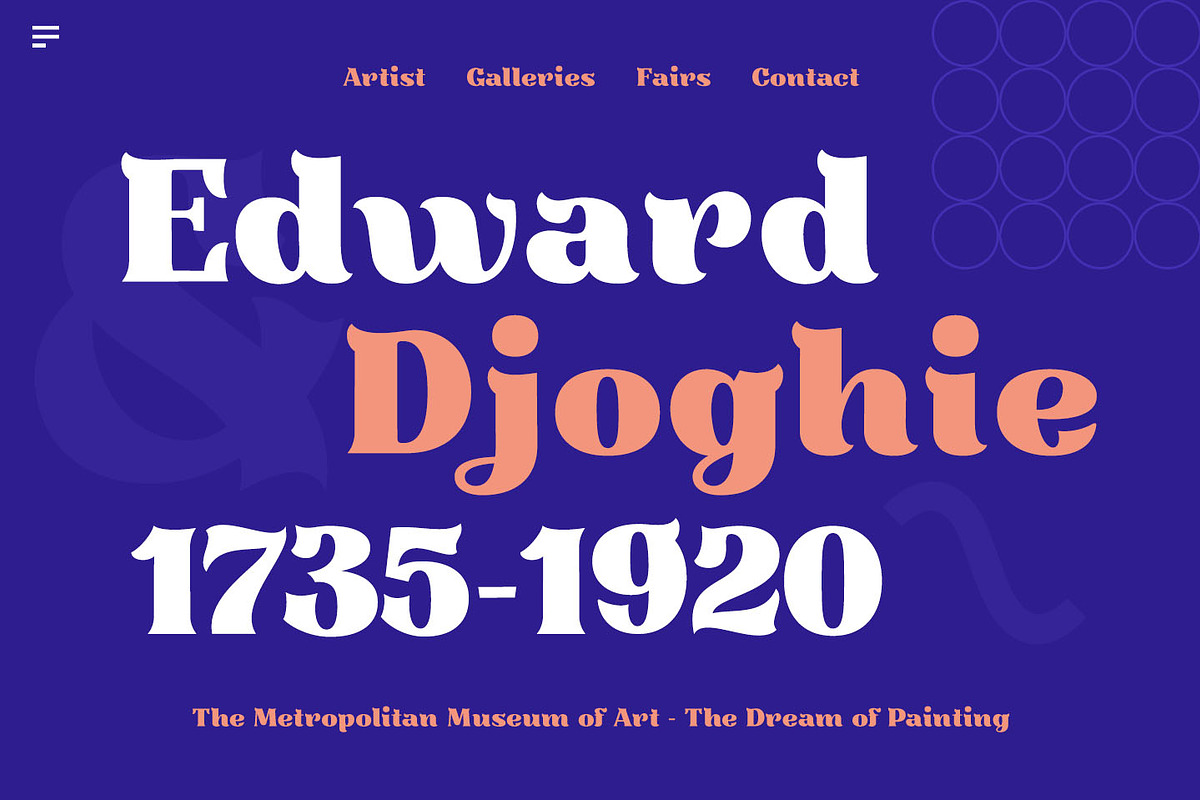 Kaftus Display Serif Font, a Serif Font by Kulokale (Photo 2 of 10)