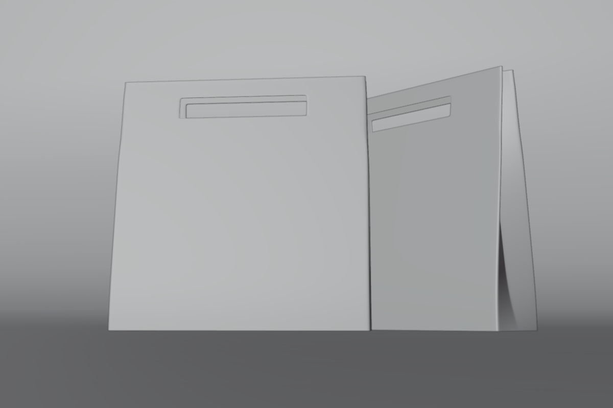 Paper Bag Mockup 3D Model, an Object 3D Model by Dudukbersama (Photo 2 of 2)