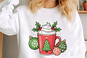 Christmas Coffee PNG Sublimation, an Illustration by Libby Wishes (Thumbnail 2 of 6)