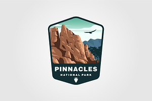 Pinnacles National Park Vector Patch