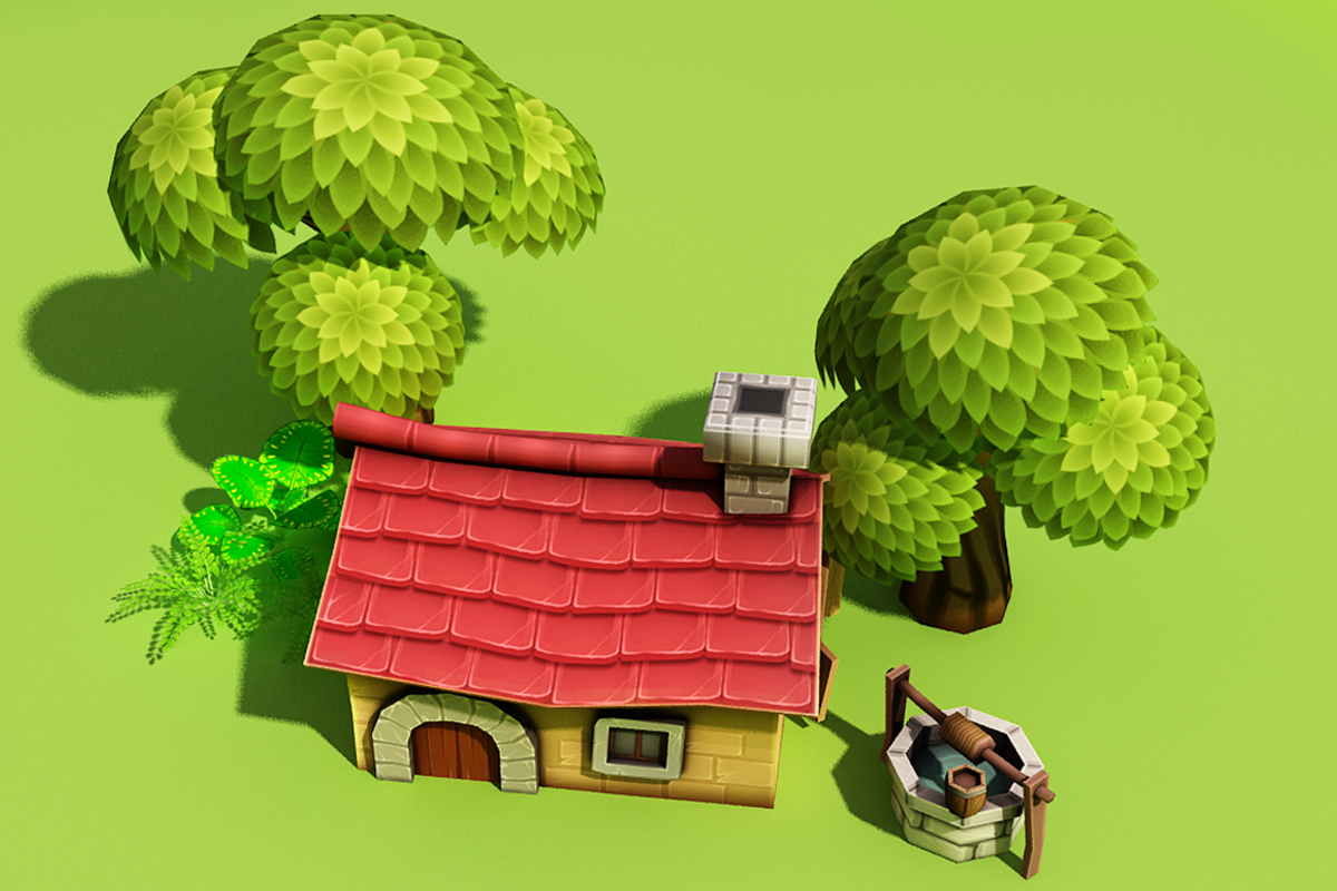 Cartoon Spring Farm, an Environmental 3D Model by Souchenki (Photo 23 of 23)
