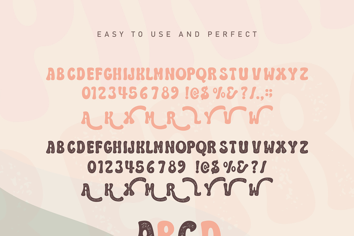 Pink Retro, a Handwritten Font by Mini_World (Photo 7 of 7)