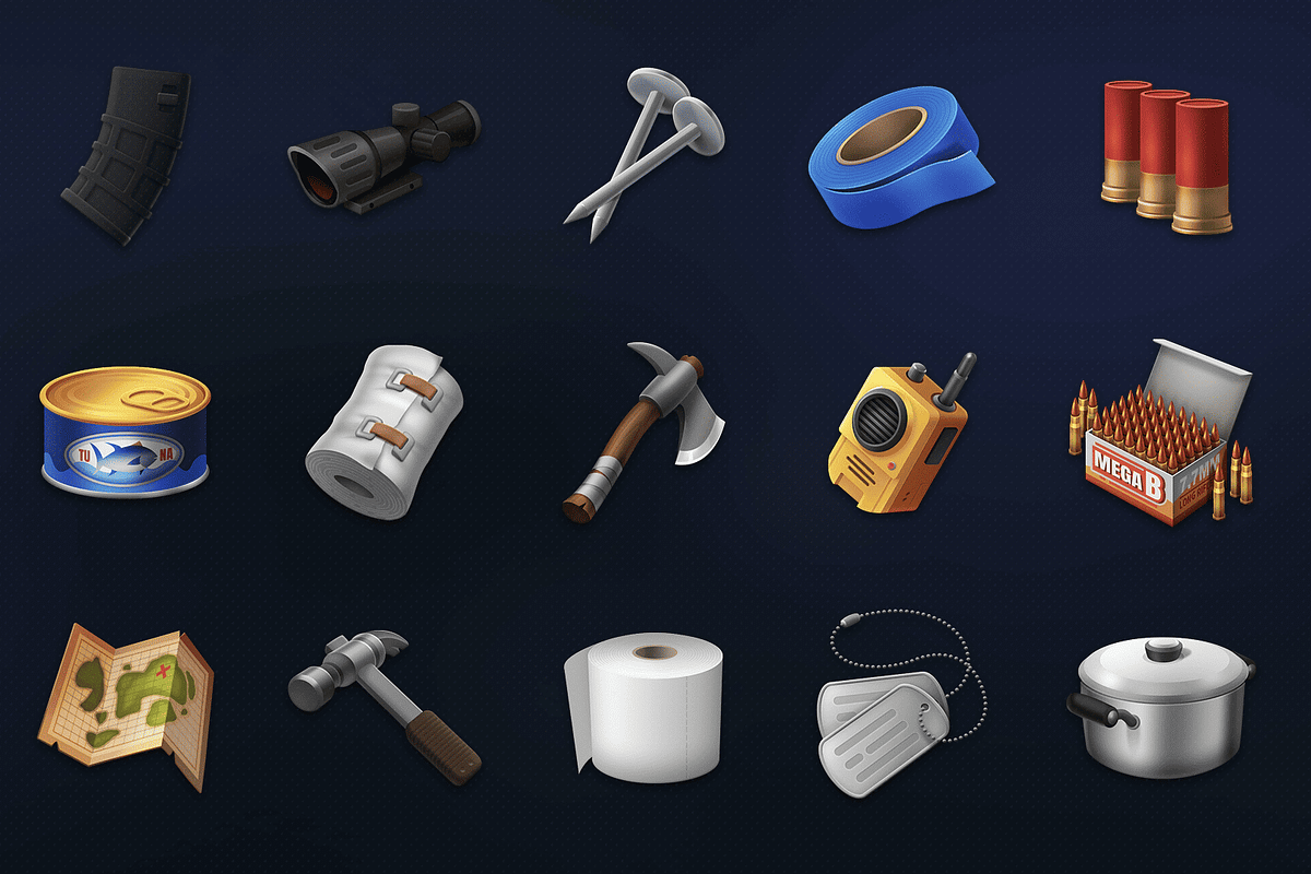 2D Icons - Survival Icon Pack, a Solid Icon by LAYERLAB (Photo 4 of 7)