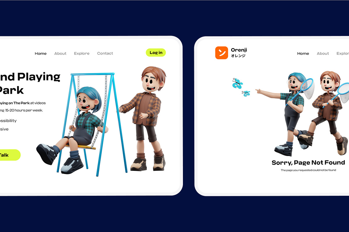 Friendship 3D Character, a Characters & Person 3D Model by orenjidesign (Photo 6 of 8)