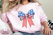Coquette 4th of July Bow PNG, an Illustration by Daily.Designs (Thumbnail 3 of 5)