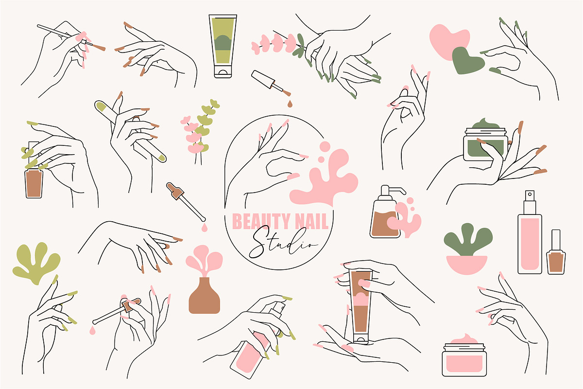 Minimal boho branding kit preview 2